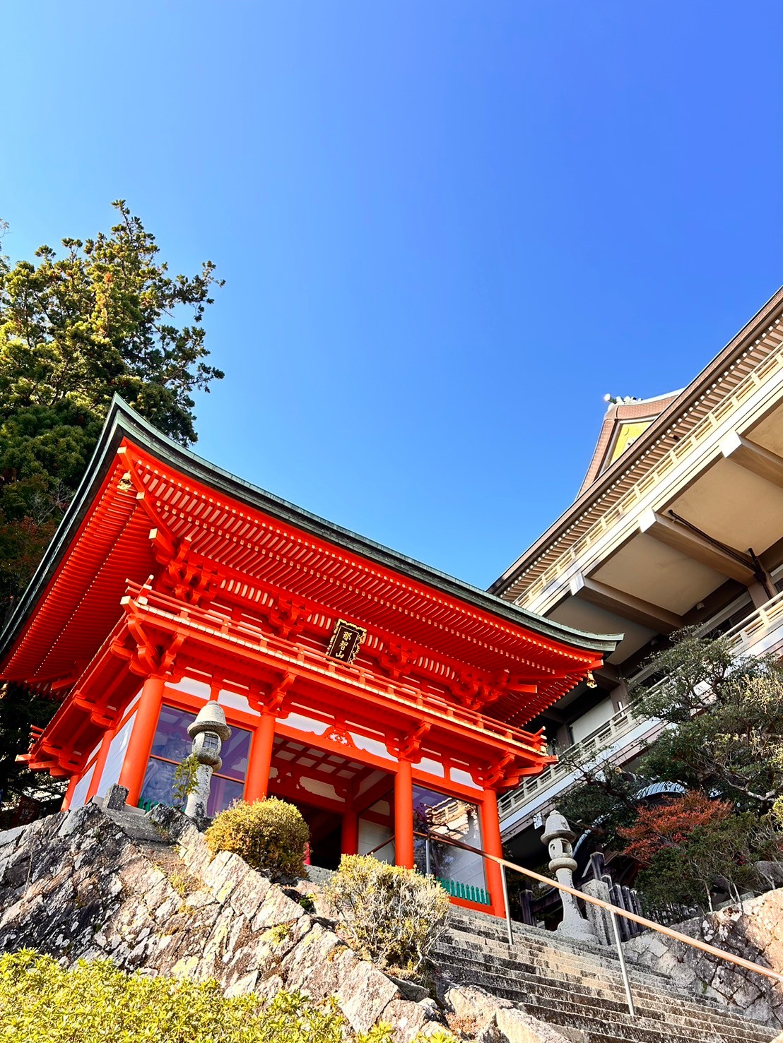 三重塔・仁王門塗り替え工事の進捗状況について - 那智山青岸渡寺公式